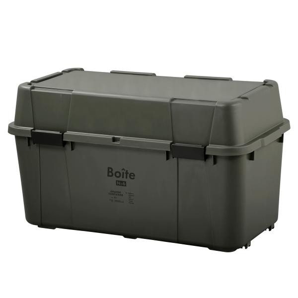 グリーンパル Boiteガレージ ベランダコンテナ105L カーキ MA-4016
