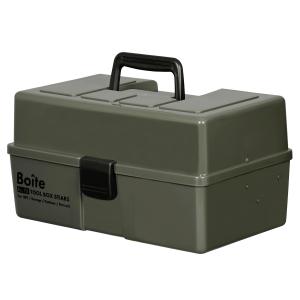 グリーンパル Boiteパーツ ツールボックス 仕切式 カーキ MA-4028