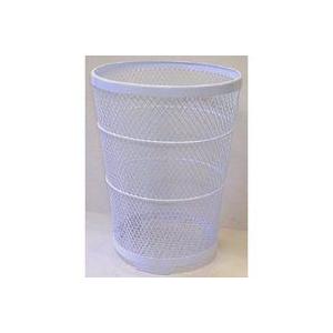 屋外用 丸型くずかご白90Ｌ OS-0707 パークくず入れ