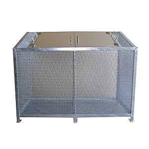 「法人限定」サンカ ダストBOX-S ワイド 1200 メッキ CS-30 「メーカー直送・代引不可...