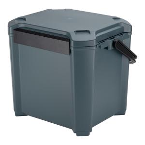 座れる クーラーボックス 44L インディゴグレー 日本製 クーラーBOX 大
