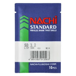 ナチ スタンダードドリル 鉄工用 10本入 3....の商品画像