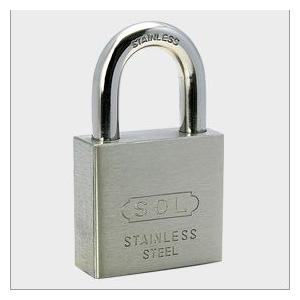 SOL HARD ソールハード 南京錠 No.3500 オールステンロック 同一鍵 40mm