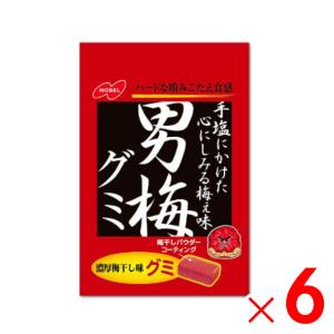 ノーベル 男梅グミ 38g ×6個 セット販売｜lamd