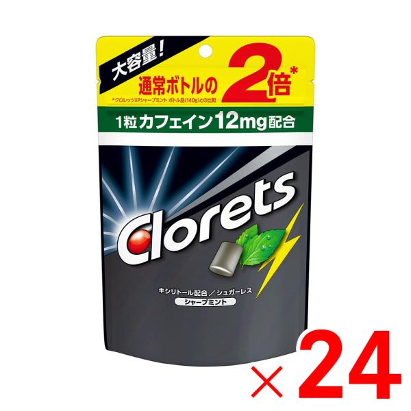 モンデリーズ・ジャパン クロレッツ シャープミント スタンドパウチ 280g×24個 ケース販売
