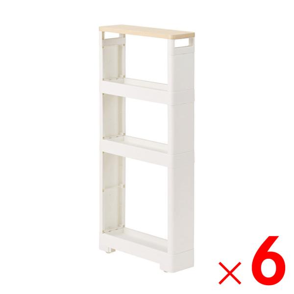 JEJ リセ スーパースリムラック ウッド マルチ 4段×6個 ケース販売