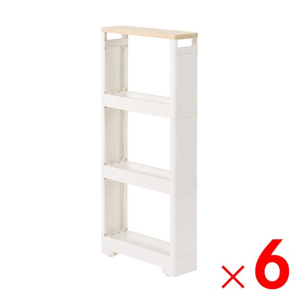 JEJ リセ スーパースリムラック ウッド 4段×6個 ケース販売