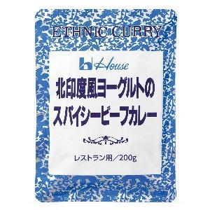 ハウス 北印度風ヨーグルトのスパイシービーフカレー 200g×30個［ケース販売］