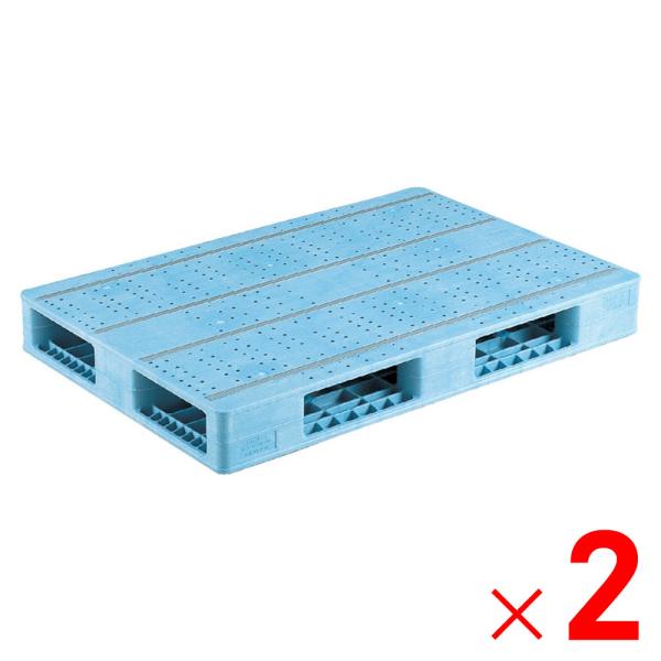 「法人限定」サンコー パレット R4-812F ライトブルー 808856-01 ×2個 セット販売...