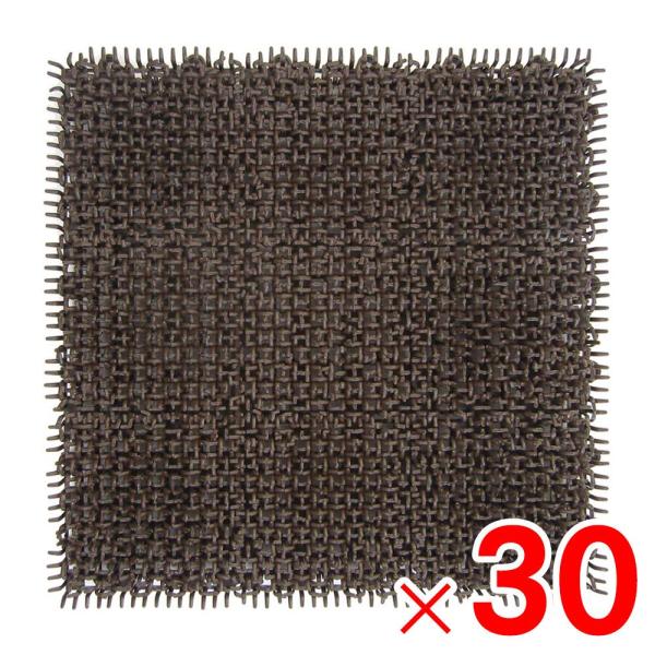 ワタナベ工業 ジョイント式人工芝 シバックス セピア 30×30cm DT-303 ×30個 ケース...
