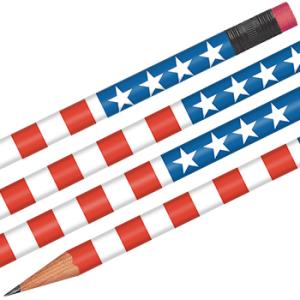 American Flag Pencils【えんぴつ・文房具・英語教材】