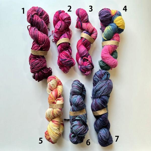 ベビーアルパカ手紡ぎ糸　100g＜織り 編み ニット 毛糸＞