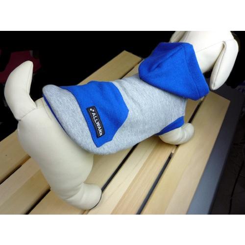 カラーフードパーカー【メール便可】 ＜犬服 ワンコ＞