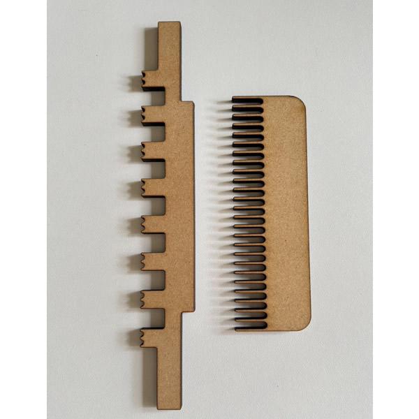 ラ・メール 小さな木枠織り機用 綾織りそうこう＆櫛（単品） 【メール便可】＜卓上 手織り機＞