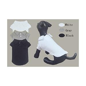 2つボタン付き半そでポロシャツ【メール便可】 ＜犬服 ワンコ＞