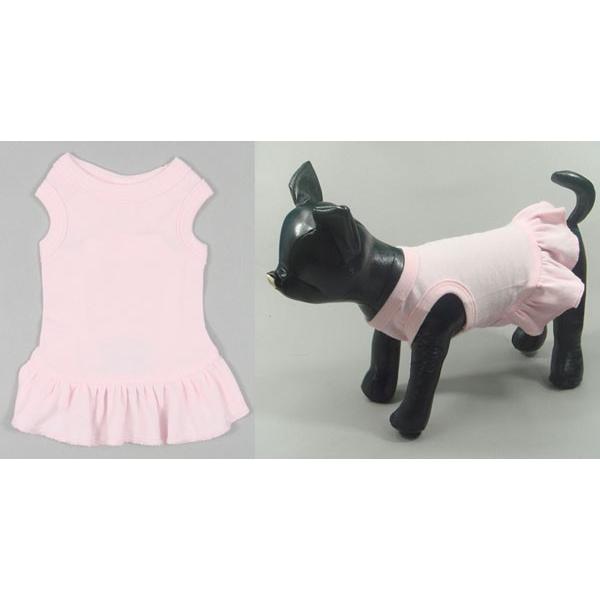 普段着のドレスなら　このTドレス（ピンク・レッド・ブラック・ブルー・オレンジ）【メール便可】 ＜犬服...