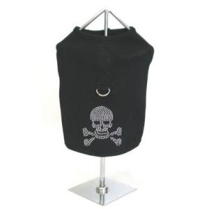 ドクロ　ハーネスシャツ【メール便可】 ＜犬服 ワンコ＞