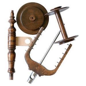 クロムスキー ジャンボフライヤーキット　シンフォニー紡毛機用 ウォルナット塗装ｏｒラッカー塗装 ＜紡...