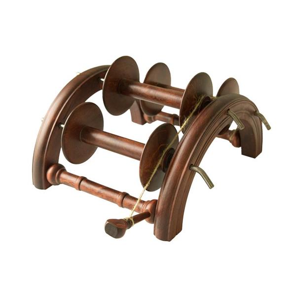 クロムスキー アーチ型ボビン立て ウォルナット塗装＜紡ぎ車 紡ぎ kromski＞
