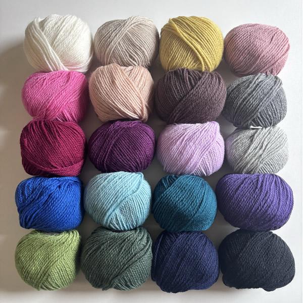 シェリー　純毛並太　30g玉毛糸 ＜織り 編み ニット 毛糸＞