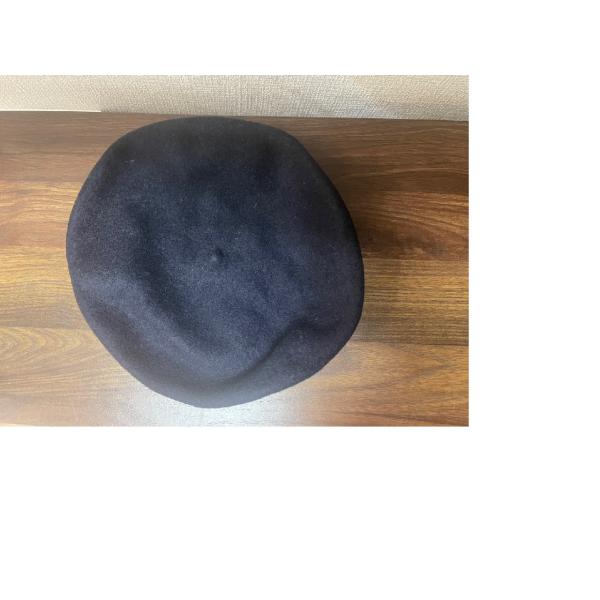 ベレー帽　無地　シンプル　ネイビー　クリックポスト配送