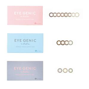 2箱セット アイジェニック EYE GENIC 1MONTH 度なし 2枚入り×2箱セット カラコン 1か月 マンスリー 使い捨て 全15色 度なし カラーコンタクト｜lamp