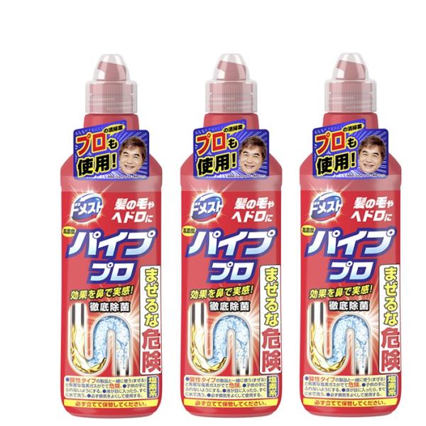 3セット  ユニリーバ ドメスト パイププロ 濃縮タイプ 400g  おすすめ 排水口掃除 ゴミ受け...