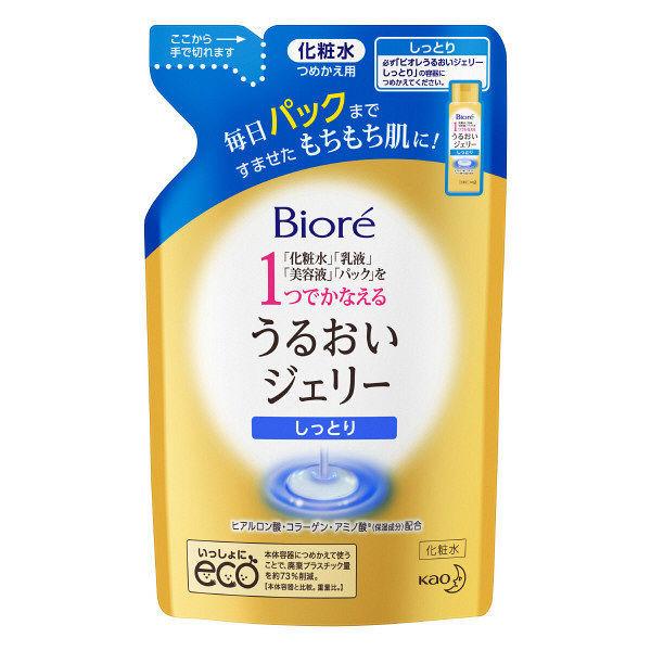ビオレ うるおいジェリー しっとり つめかえ用 160ml biore 花王 化粧水 乳液 美容液 ...