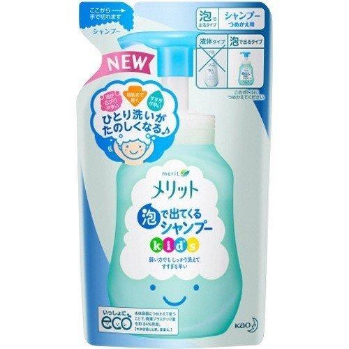 メリット 泡で出てくる シャンプー キッズ つめかえ用 240ml  花王 kao シャンプー ファ...