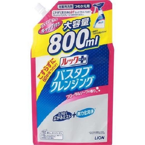 ルックプラス バスタブクレンジング フローラルソープの香り つめかえ用大サイズ 800ml  つめか...