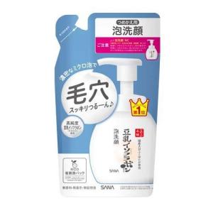 サナ なめらか本舗 泡洗顔 つめかえ用 180ml 泡洗顔フォーム おすすめ洗顔 濃密 基礎化粧品 美容液 豆乳イソフラボン 時短 うるお