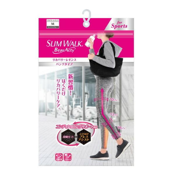 2セットスリムウォーク ビューアクティ リカバリーレギンス Mサイズ ×2セットSLIMWALK B...