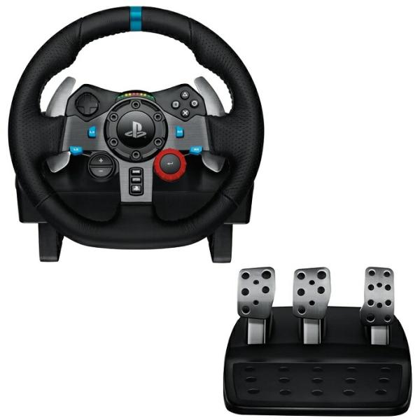 ハンコン Logitech G29 Driving Force ステアリングホイール＆ペダル ロジテ...