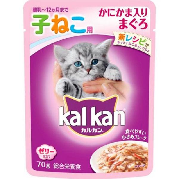 カルカン 子ねこ用 かにかま入りまぐろ 70g