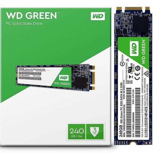 Western Digital WD GREEN SSD 240GB WDS240G2G0B ウエス...