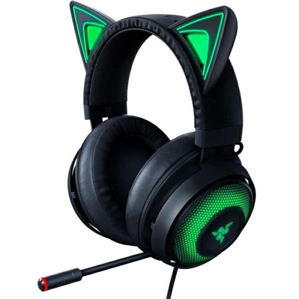 Razer Kraken Kitty ステレオ ゲーミングヘッドセット RZ04-02980100-...