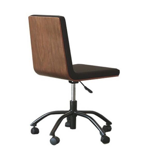 ウォルナット オフィスチェア レガート  機能性 椅子 チェア 北欧 カフェ風 ブラック ブラウン ...