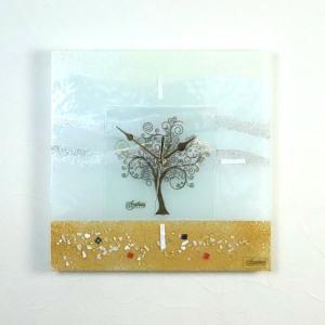 ベネチアングラス 掛け時計 ベネチアンガラス イタリア製 pelt711-t