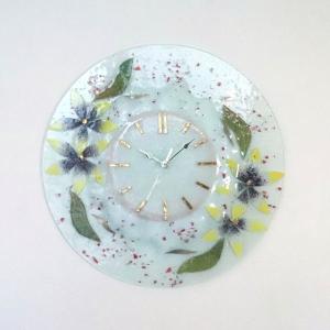 ベネチアングラス 掛け時計 ベネチアンガラス イタリア製 pelt711-t