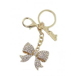 ジェシースティール チャーム ホワイトリボン White Bow ラインストーン