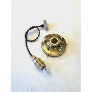 B22ソケットコード 真鍮製 ペンダントランプ 裸電球 ツイスト布巻き