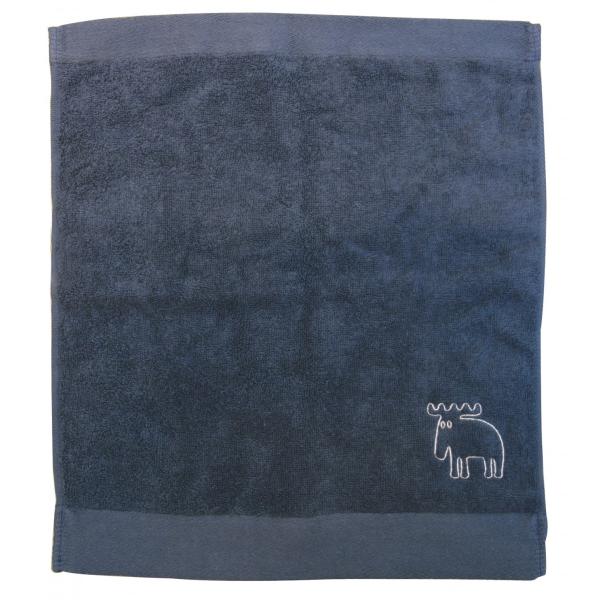 moz ワンポイントハンドタオル ネイビー (メール便OK)