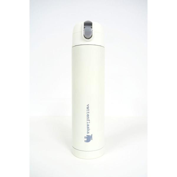 moz ワンタッチ式ステンレスボトル ホワイト