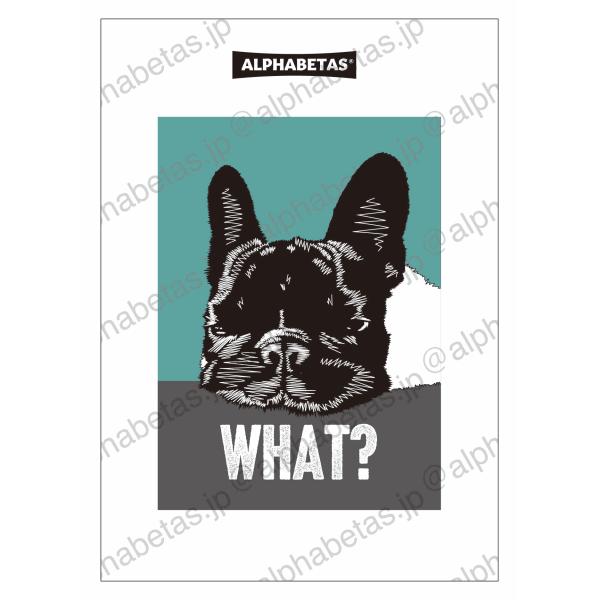 【D9.WHAT？】アルファベータスオリジナルデジタルアート　デジタルイラスト　額装込み　