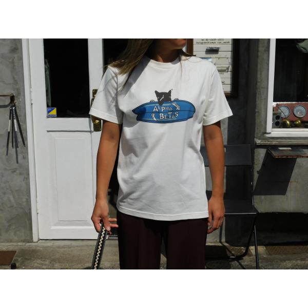 【T06.SURF TEETH】オリジナルデザインTシャツ　フレブル　ペット　おそろい　アルファベー...