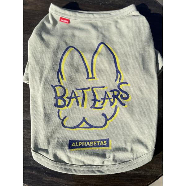 【INU04.BAT EARS】アルファベータスオリジナル　Tシャツ　国産　綿100％　犬　ペット　...