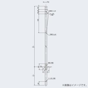 多目的用途柱 NA ポール TS-10 60433 メッキ（Z）日本ネットワークサポート 鋼管ポール｜lampya