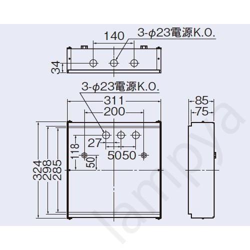 BOX-20671X（BOX20671X ）取付ボックス