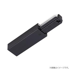 即納 フィードインキャップ VI形（黒色/ブラック）黒ねじ NDR0231B（K）（NDR0231BK）東芝ライテック（ライティングレール・配線ダクトレール用）｜lampya