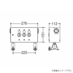 NK39372K 舞台演出用 コンセントボックス C型20A125Vコンセント付 3コ口 パナソニック｜lampya